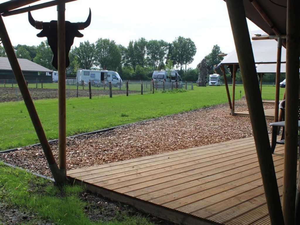 Camping auf dem Bauernhof im Kop van Overijssel