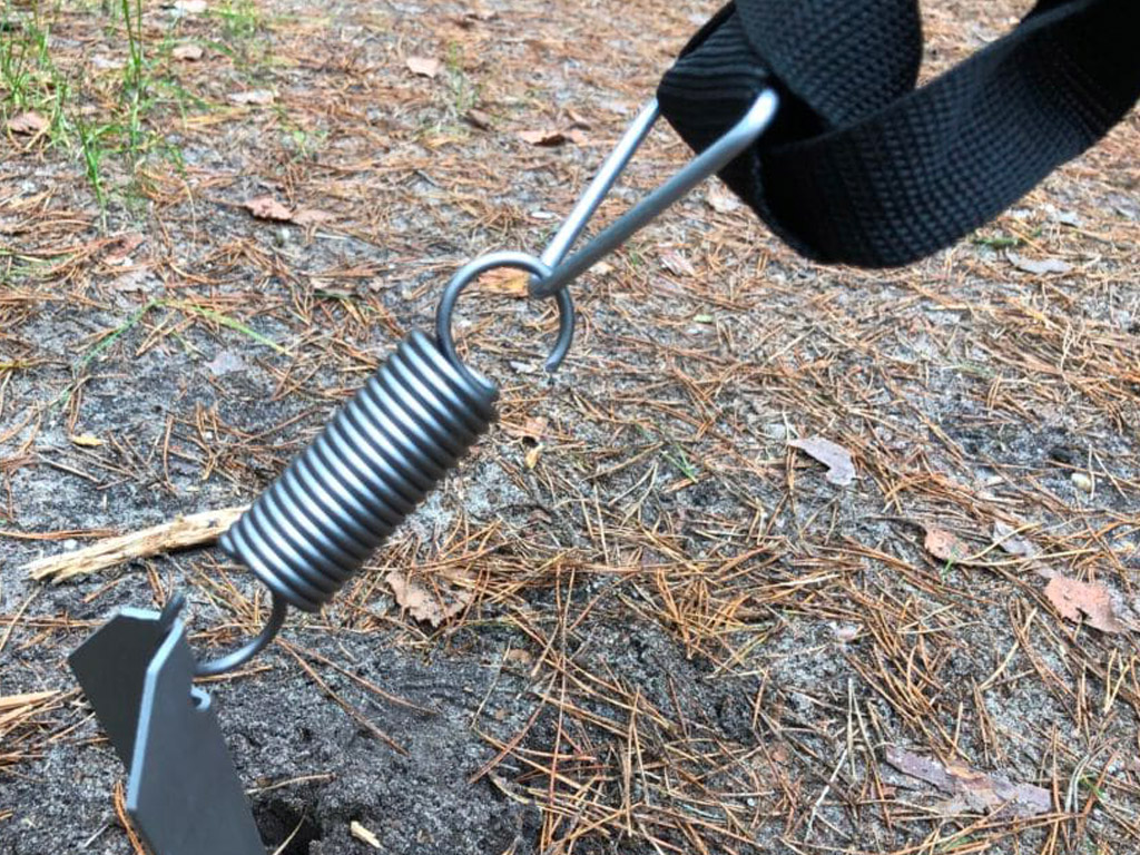 Sturmgürtel auf dem Campingplatz