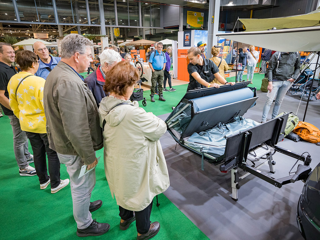 Unterhaltsame Vorführungen auf der Camping- und Caravaningmesse 2024