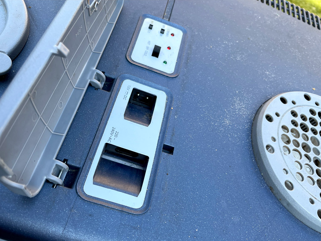 Kolbox auf dem Campingplatz