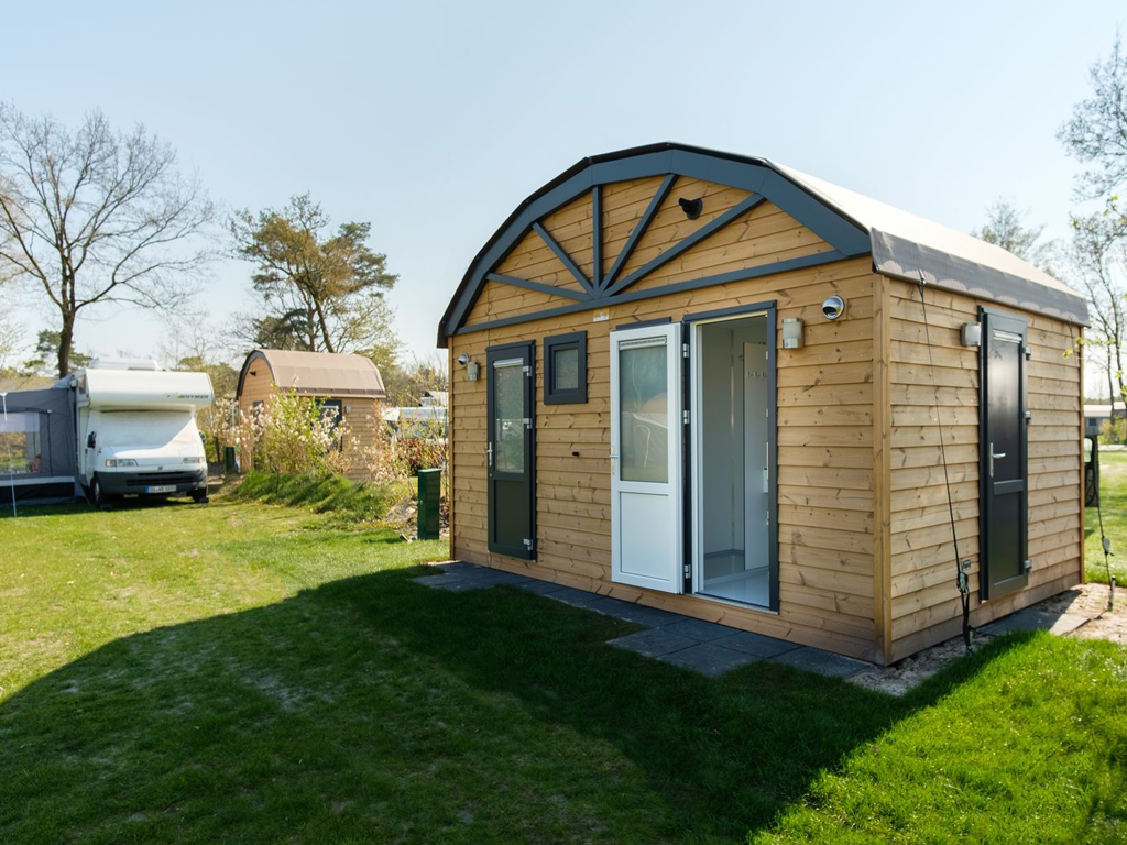 Private Sanitäranlagen in Kampeerdorp de Zandstuve