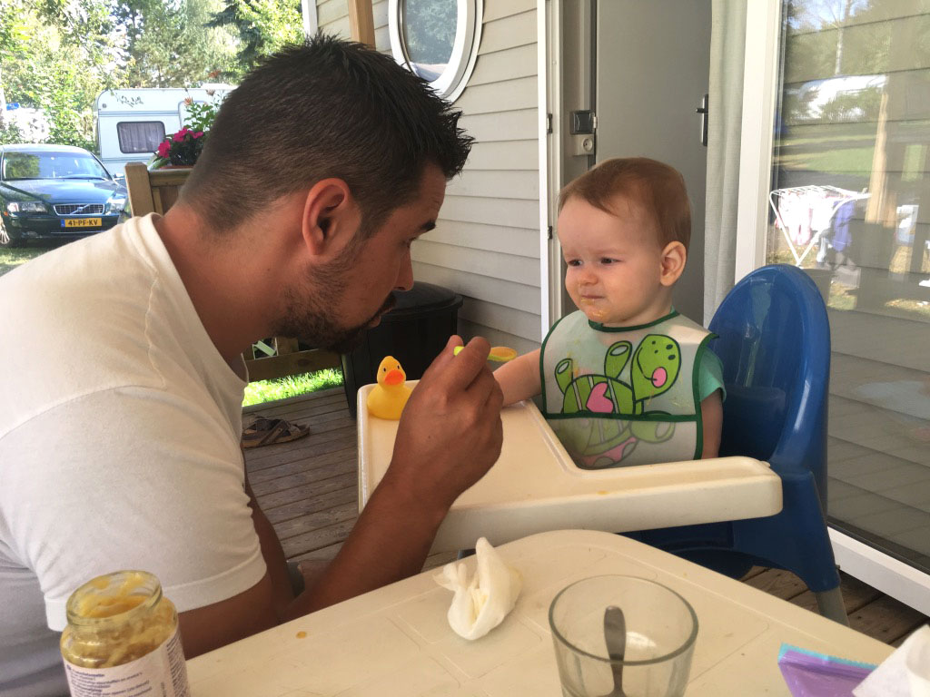 Camping auf einem Glampingplatz