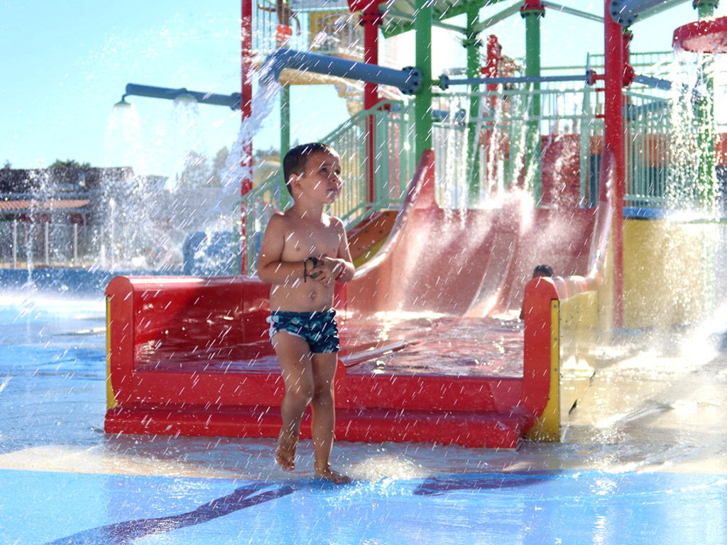 Zelten auf einem Kindercampingplatz