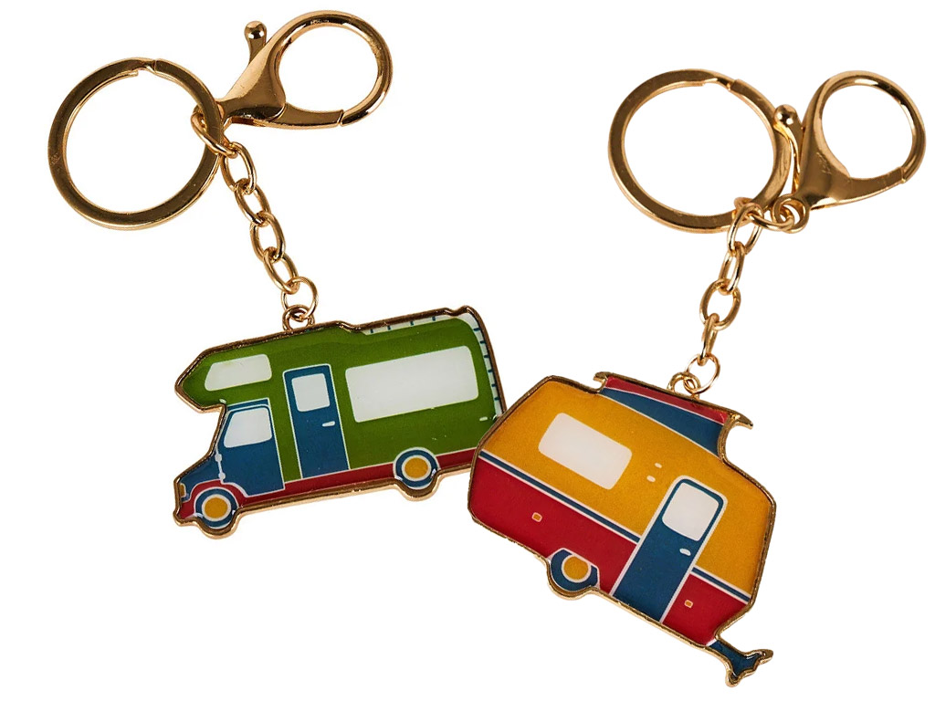 Xenos Schlüsselanhänger - glücklicher Camper