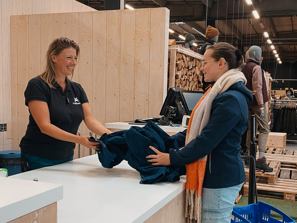 Jacke für eine Jacke Promotion by Vrijbuiter