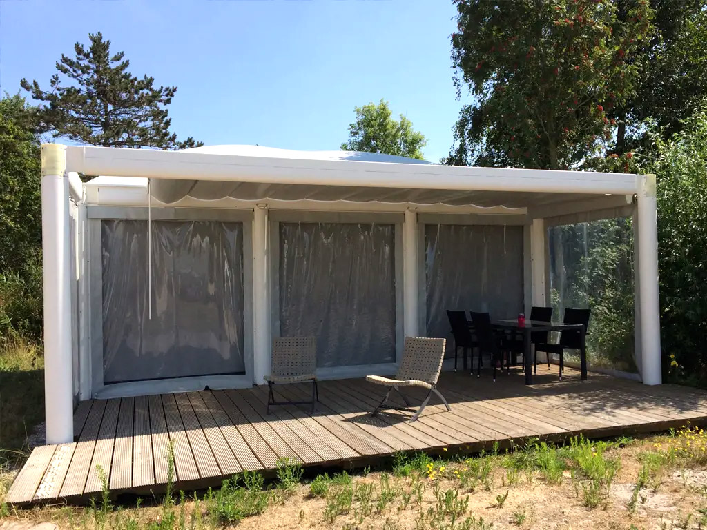 Glamping auf diesem Dünencampingplatz am Meer