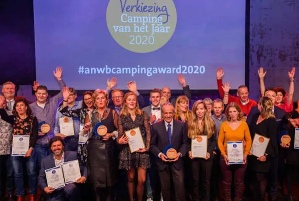 Gewinner der Auszeichnung ANWB Campingplatz des Jahres 2020