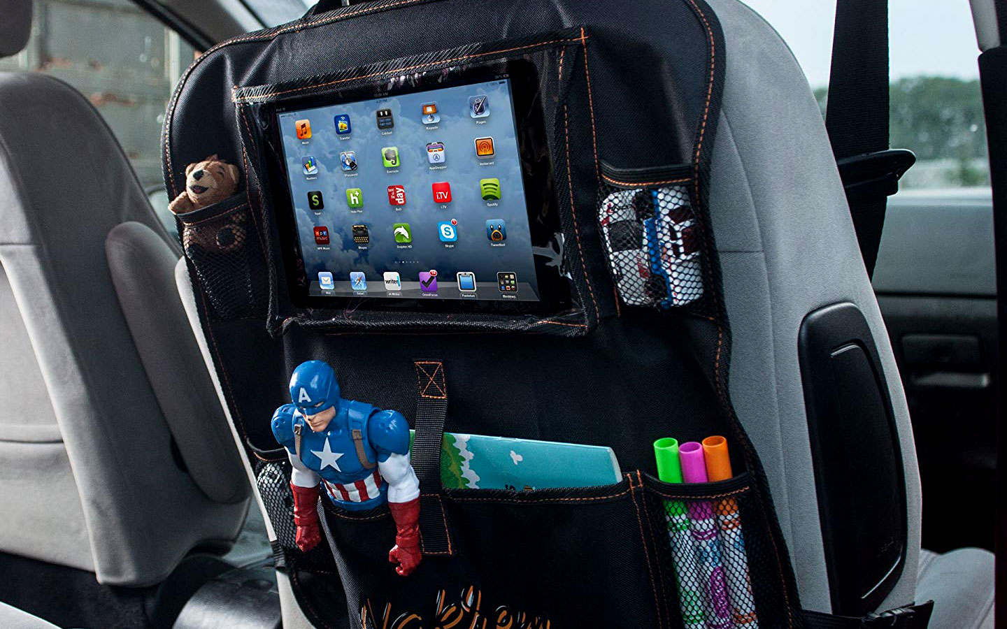 Anschauen von DVDs im Auto