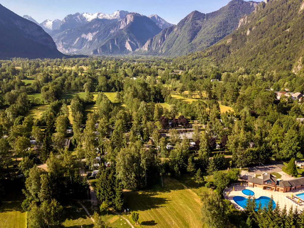 Camping in den französischen Alpen