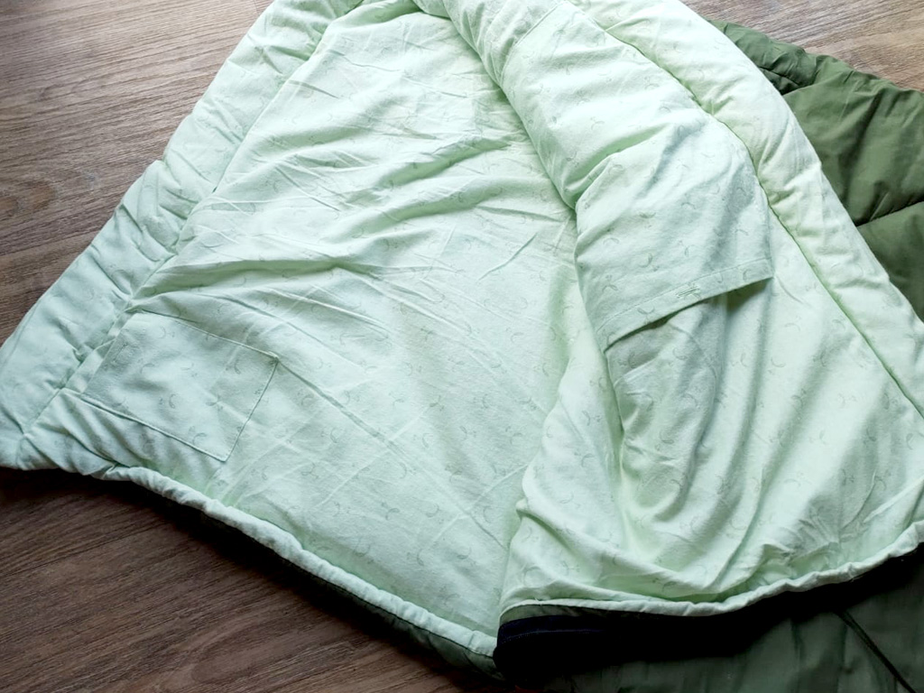 Der Coleman Maranta Schlafsack verfügt über ein praktisches Fach