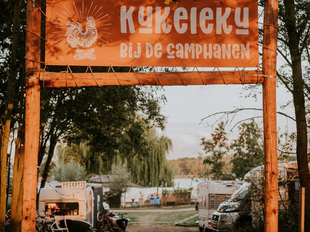 Pop-up-Campingplatz der Camphans