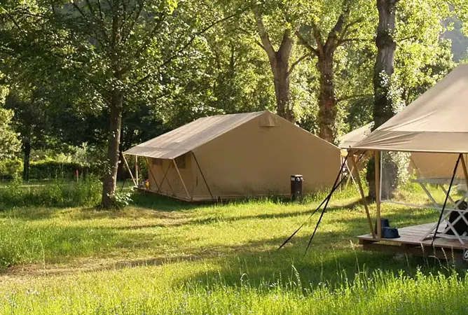 10 coole Glampings in Frankreich