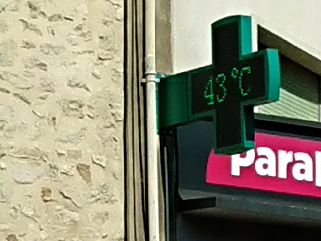 In Frankreich ist es für uns zu heiß zum Zelten