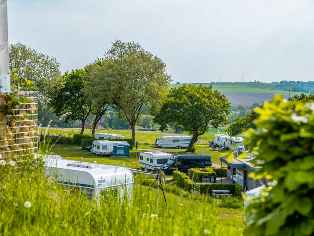Schöne Limburger Hügel im Winter