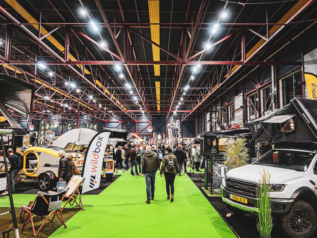 die Hallen der Campingmesse Caravana 2024