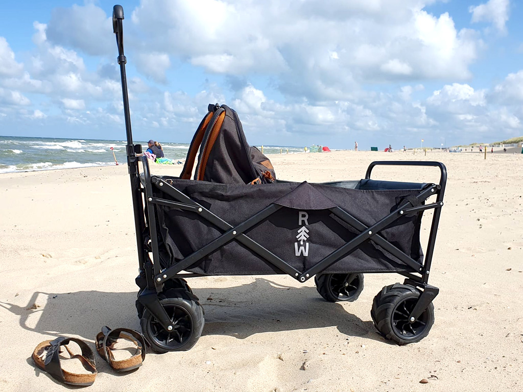 Der faltbare Strandwagen von Redwood
