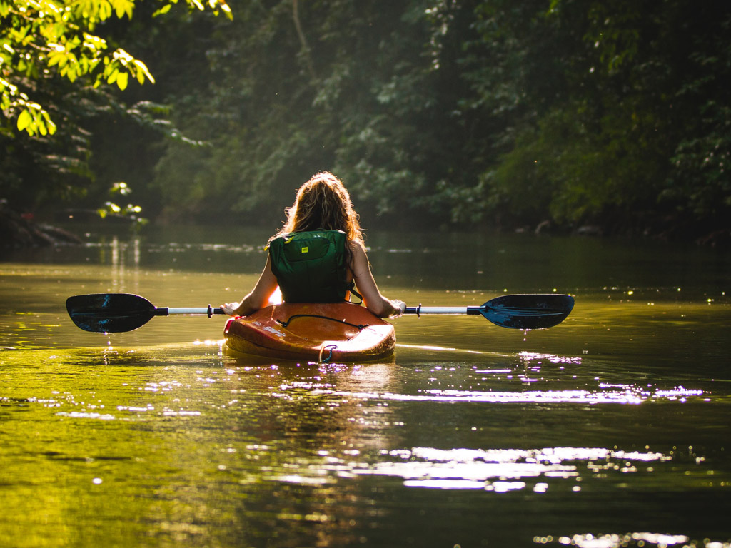 Kanufahren in den Ardennen