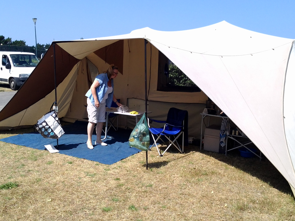 Camping in einem Holtkamper
