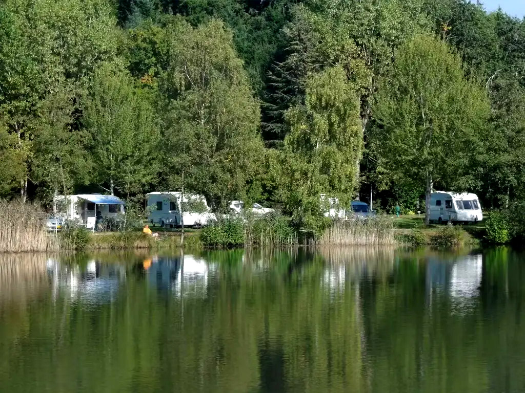 Transitcampingplatz unterhalb von Orleans