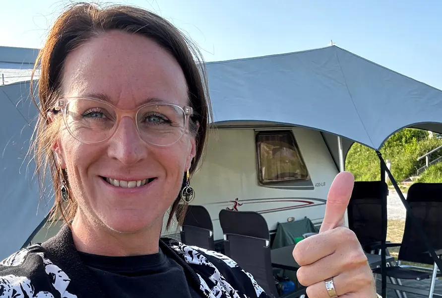 Im Test: das Trekking-Wohnwagenvorzelt von Campooz