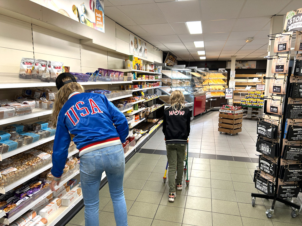 Einkaufen auf dem Campingplatz