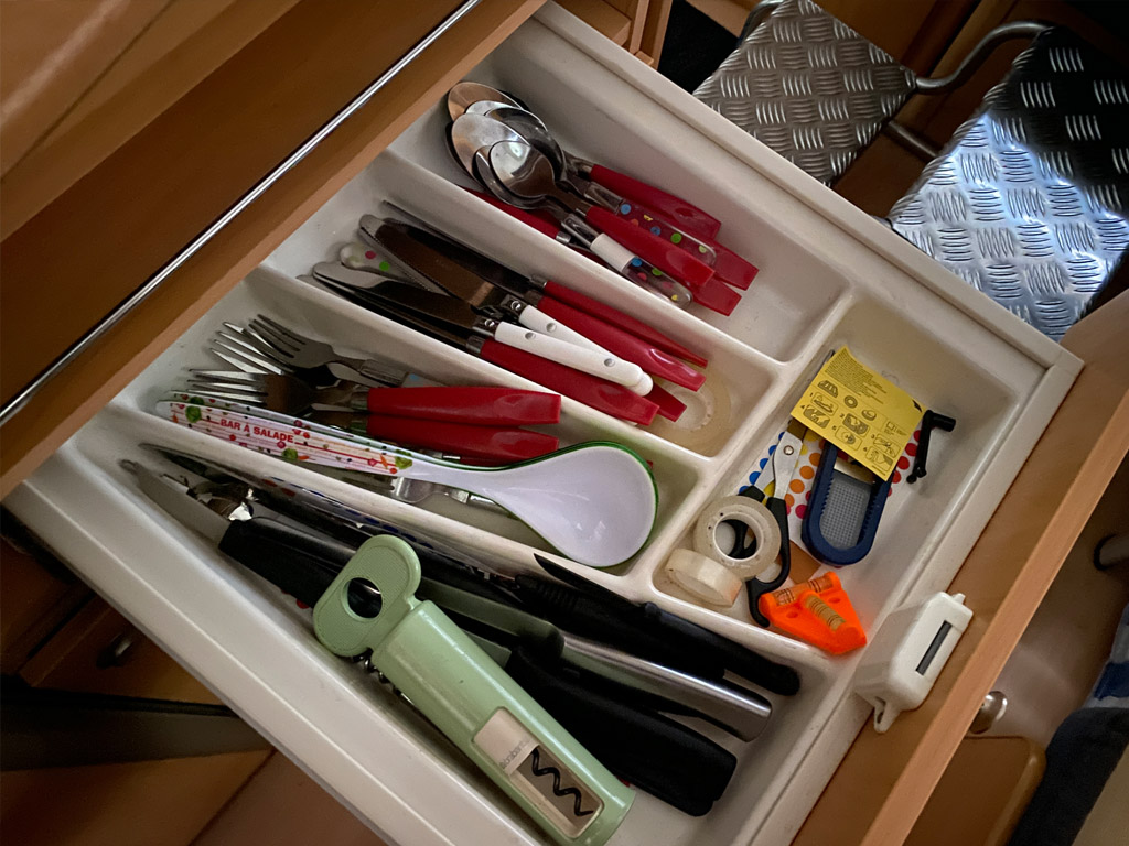 Lassen Sie Ihr Campingbesteck in der Schublade, wenn Sie Ihren Wohnwagen einlagern