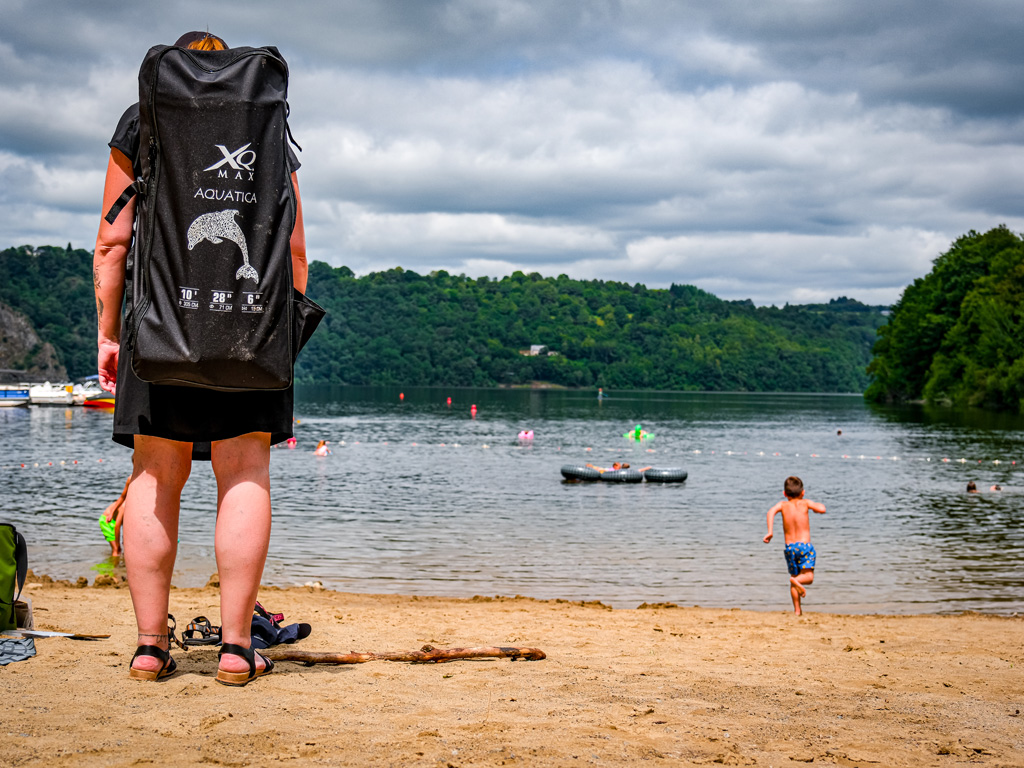 Suppen auf dem Campingplatz sind ein großer Spaß