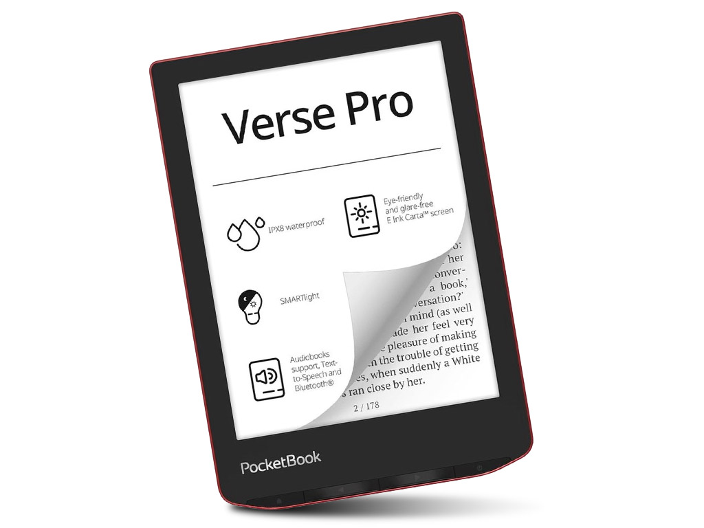 Pocketbook Verse Pro E-Reader für den Urlaub