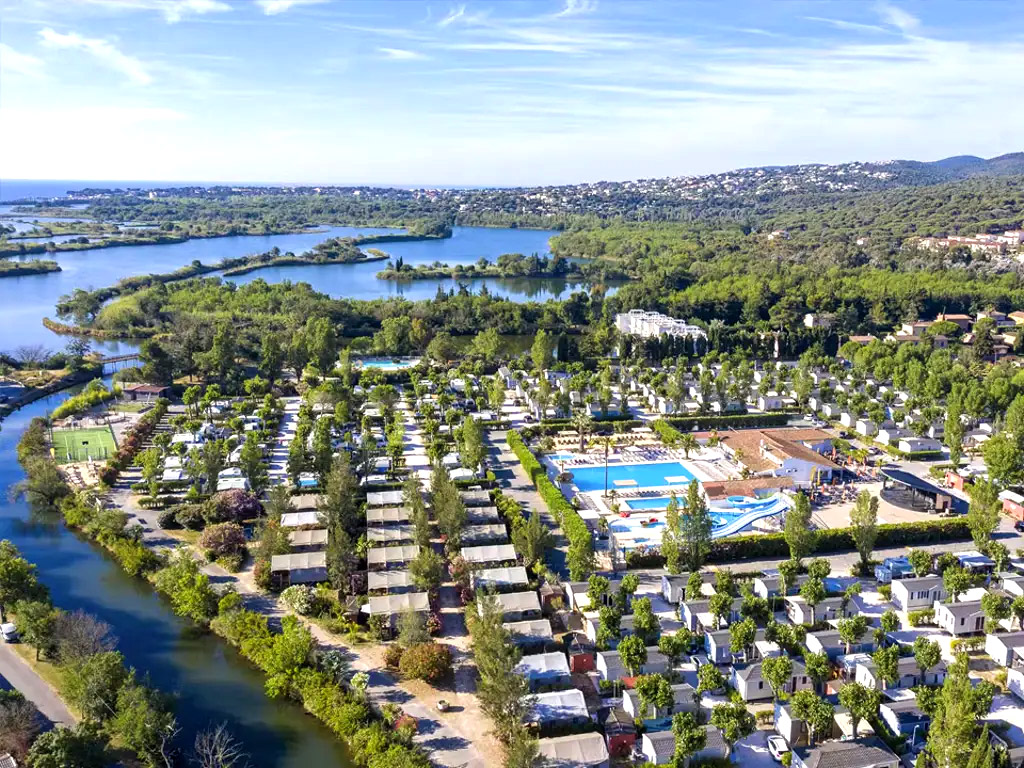 Genießen Sie Camping mit privaten Sanitäranlagen&nbsp;auf diesem schönen Campingplatz in Südfrankreich