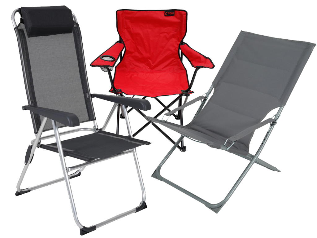 Campingstühle bei der Aktion