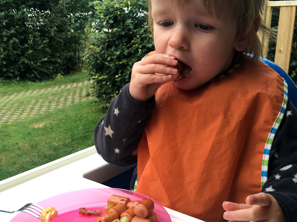 Essen auf dem Campingplatz