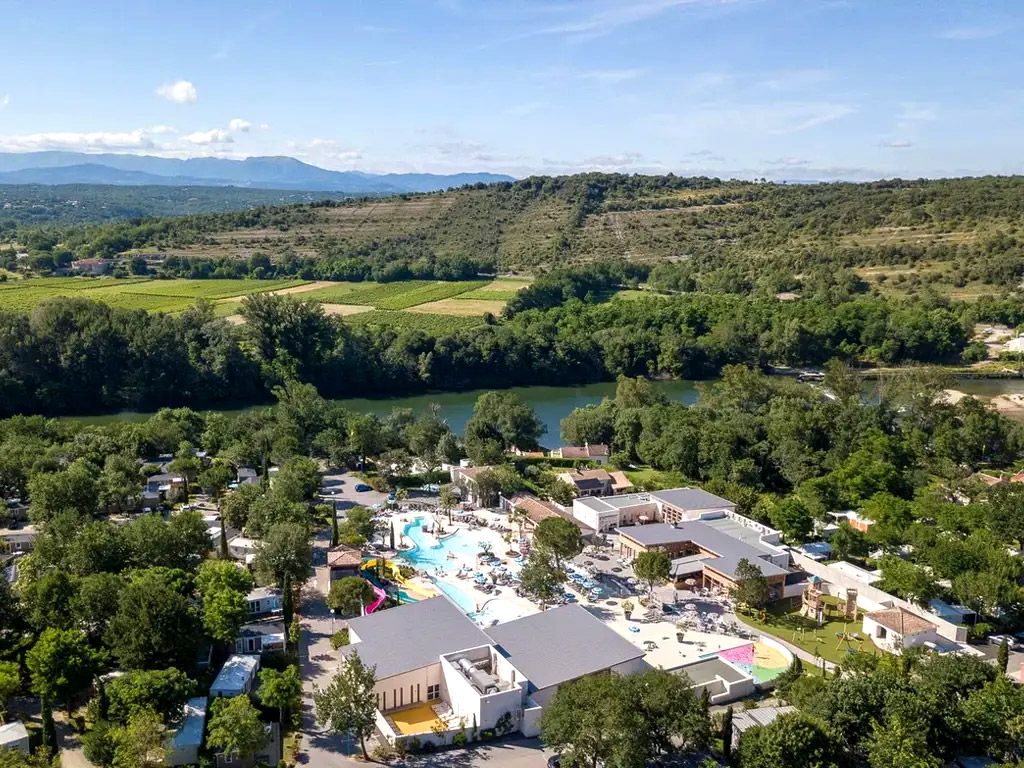 Camping direkt am Fluss Ardèche