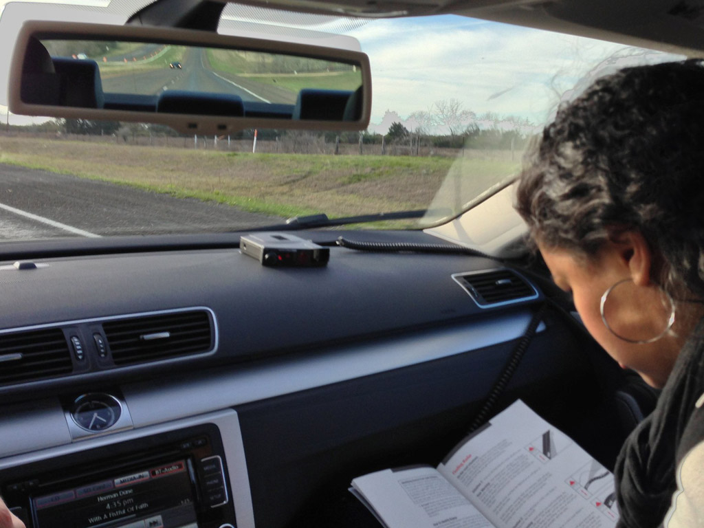 Radarerfassung im Auto