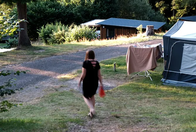 Geschwätzige Camper