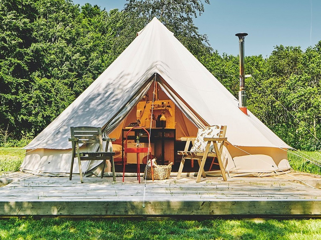 Wintercamping im Norden von Nordholland