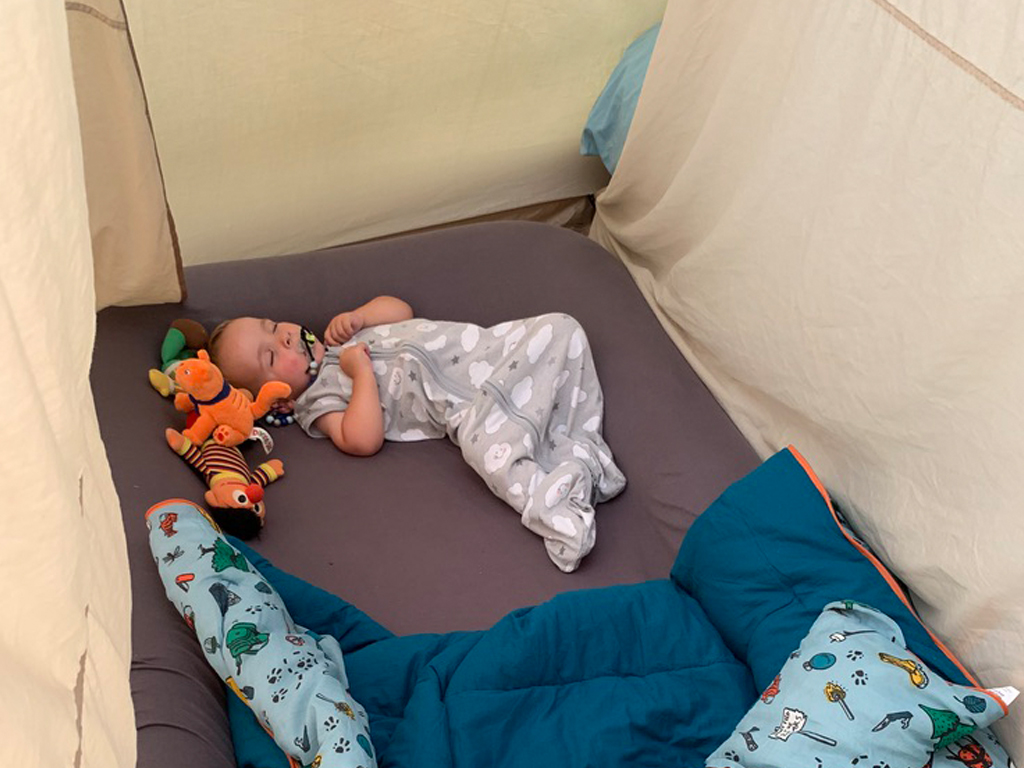 Schlafen im Zelt