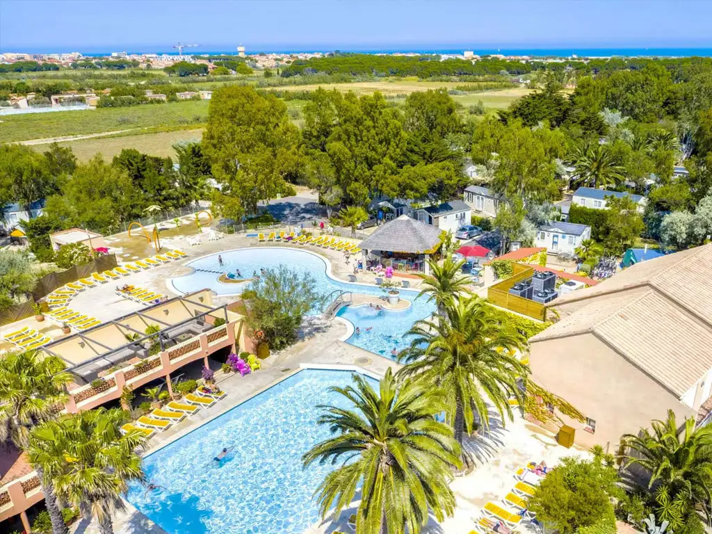 Mediterranes Flair auf diesem schönen französischen Campingplatz