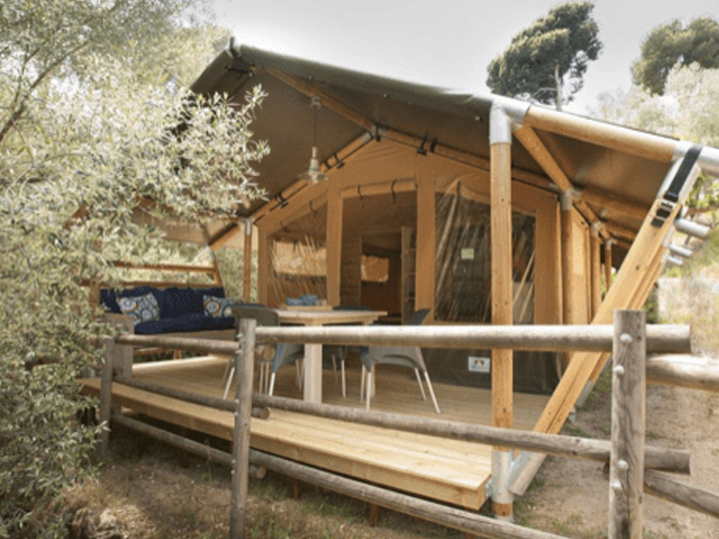 Kleine Leinwand Escape Glamping Ameland