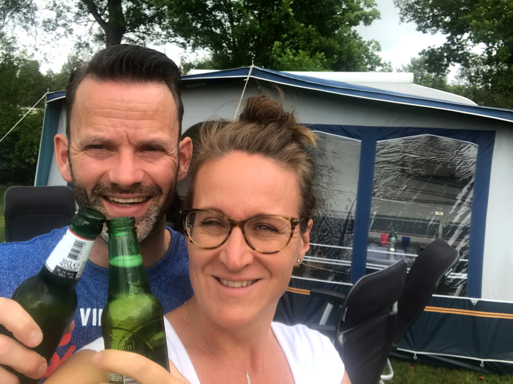 Regen auf dem Campingplatz: gut vorbereiten.
