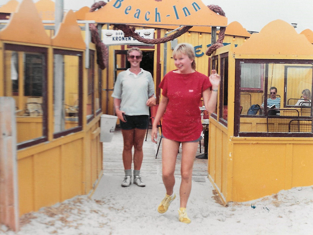 Freunde finden auf dem Campingplatz