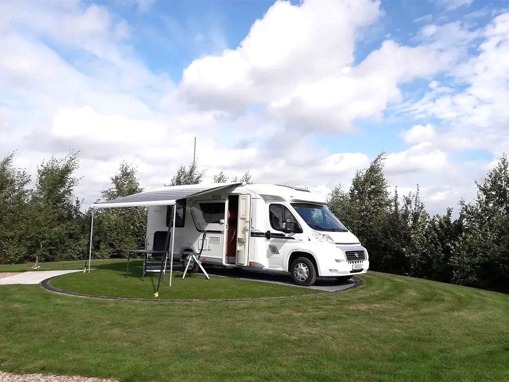 Einzigartig in den Niederlanden: die Wohnmobildrehscheibe!