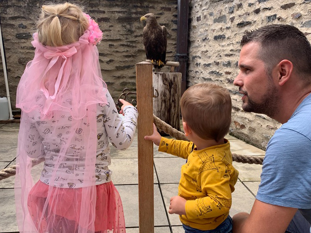 Familienzeit auf dem Campingplatz