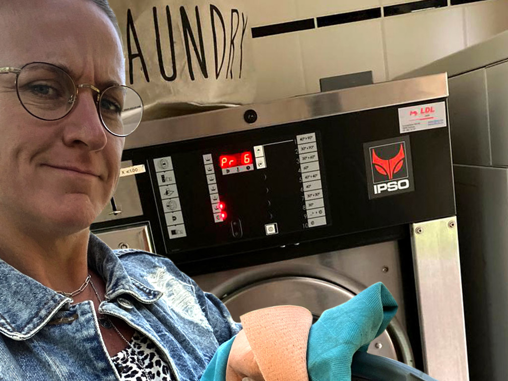 Wäsche waschen auf dem Campingplatz