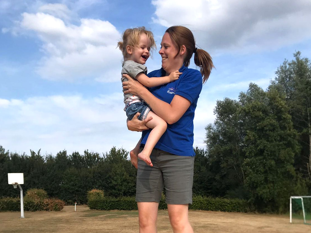 Arbeiten auf einem Campingplatz