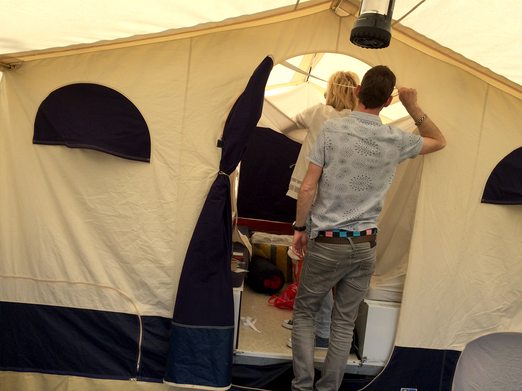 Camping im Anhängerzelt