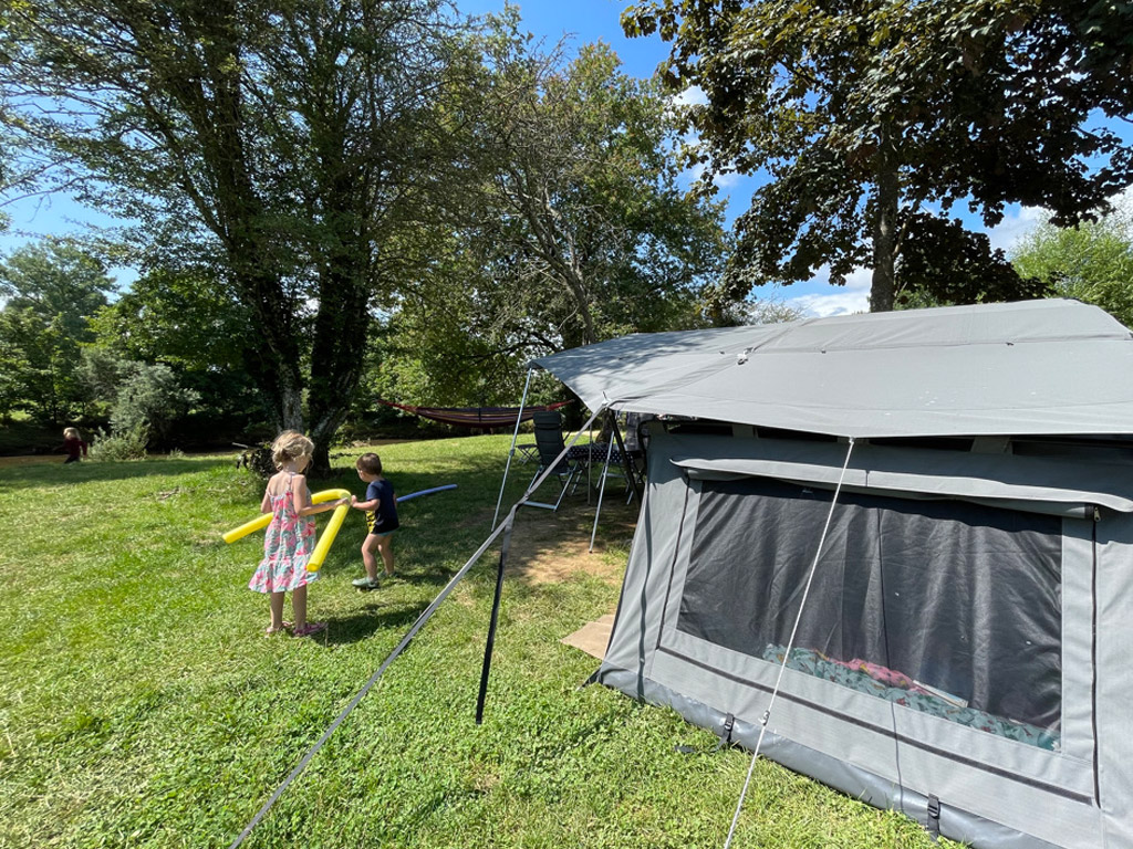 Kopo Sie einen Campingplatz dann müssen Sie hart arbeiten