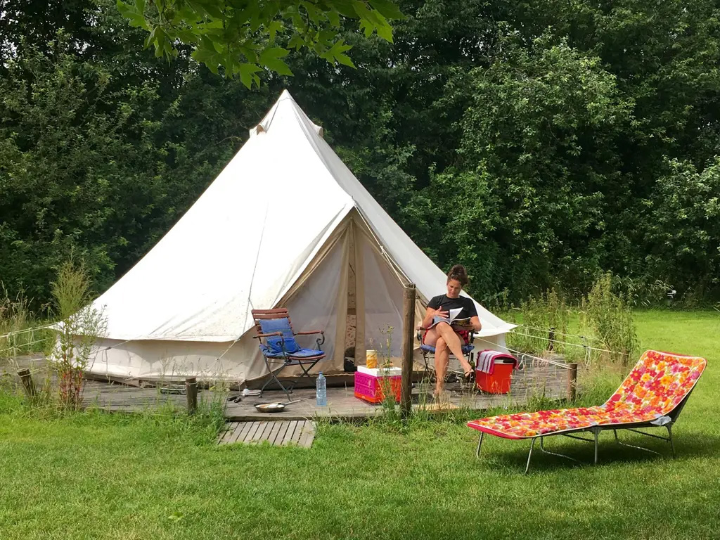 Camping in französischen Gefilden