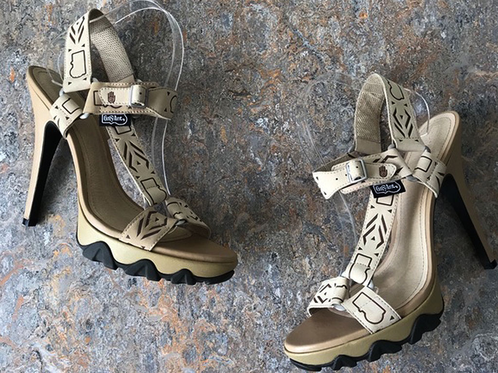 Stiletto-Absätze für das Camping