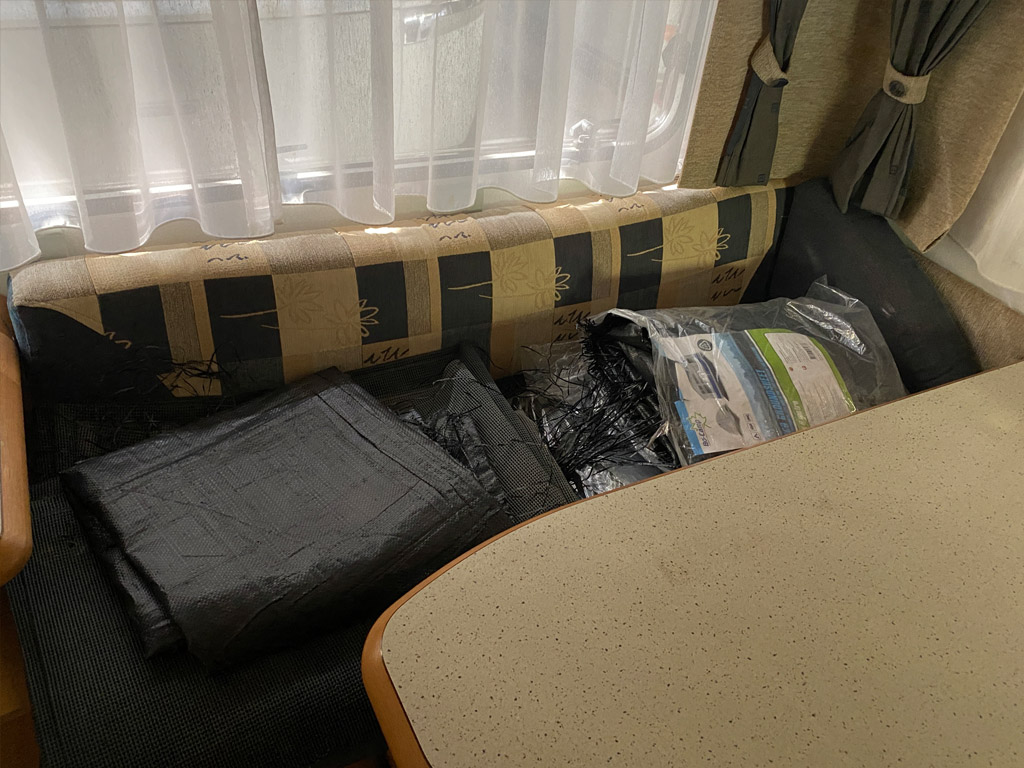 Lassen Sie Ihre Campingausrüstung in Ihrem Wohnwagen